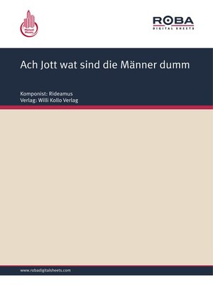 cover image of Ach Jott wat sind die Männer dumm